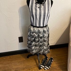 Fringe Ann Taylor mini Skirt